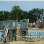 New home under construction in a Pittsfield Township, Michigan subdivision. Photo by Dwight Burdette, CC BY 3.0, via Wikimedia Commons