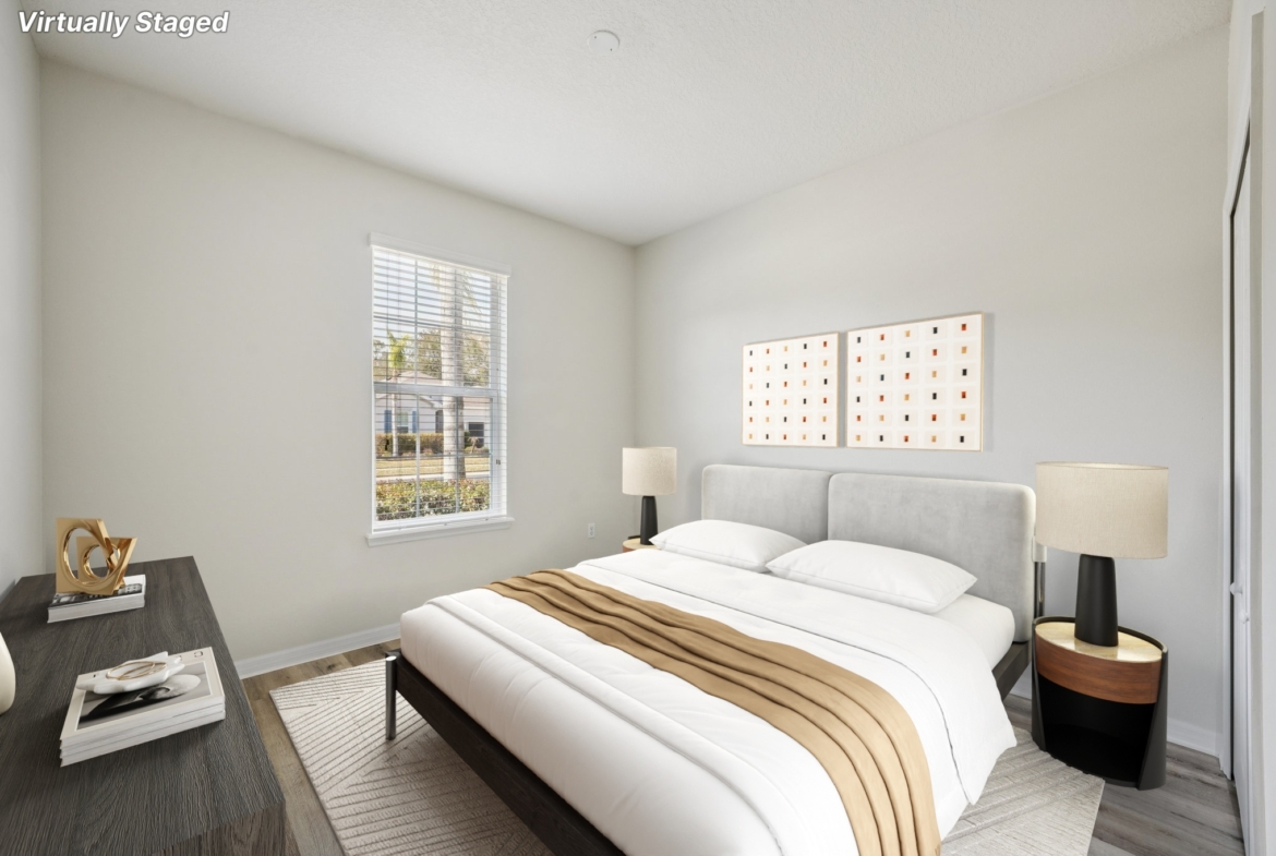 Second bedroom in the split floor plan at 11129 Kiskadee Cir, New Port Richey FL