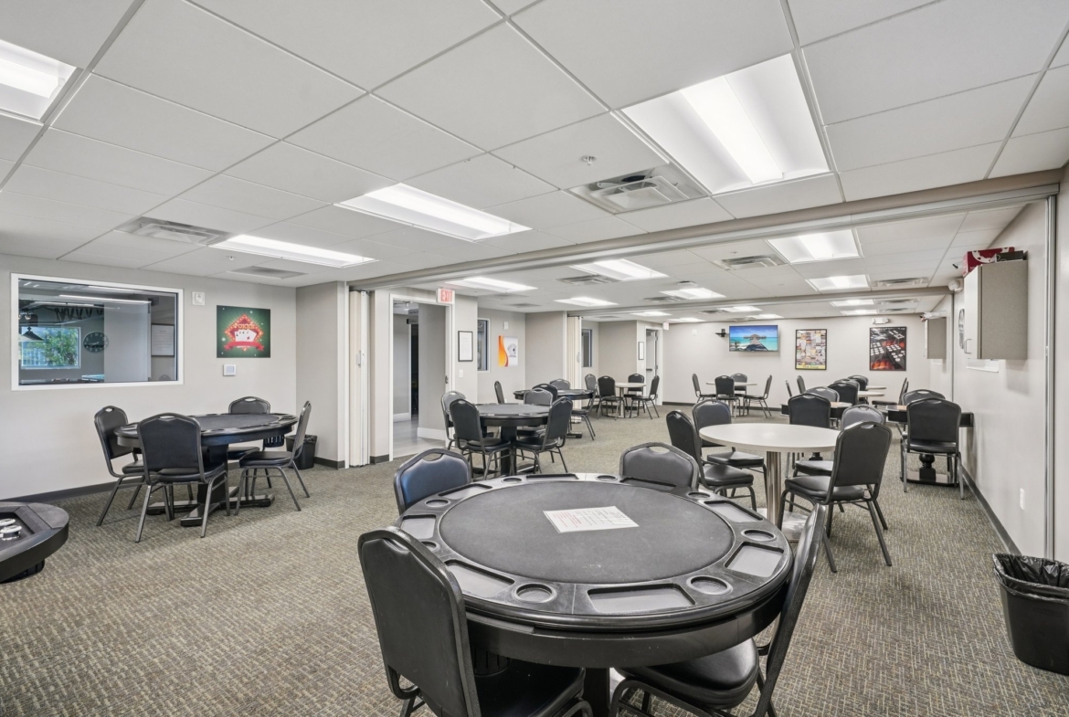 Card room at the Summertree clubhouse in New Port Richey, FL 34654