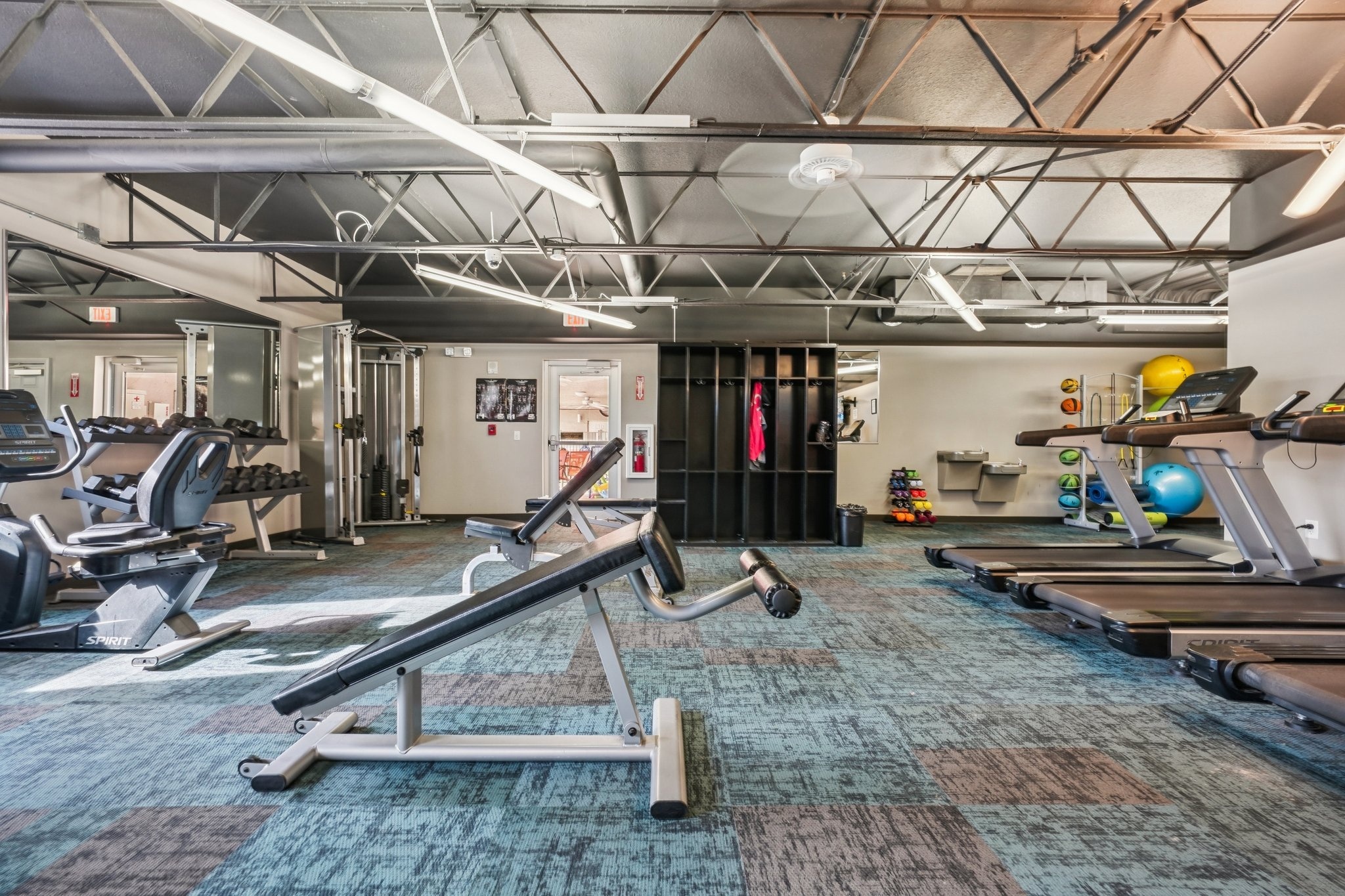 Fitness center at the Summertree 55+ community in New Port Richey, FL 34654
