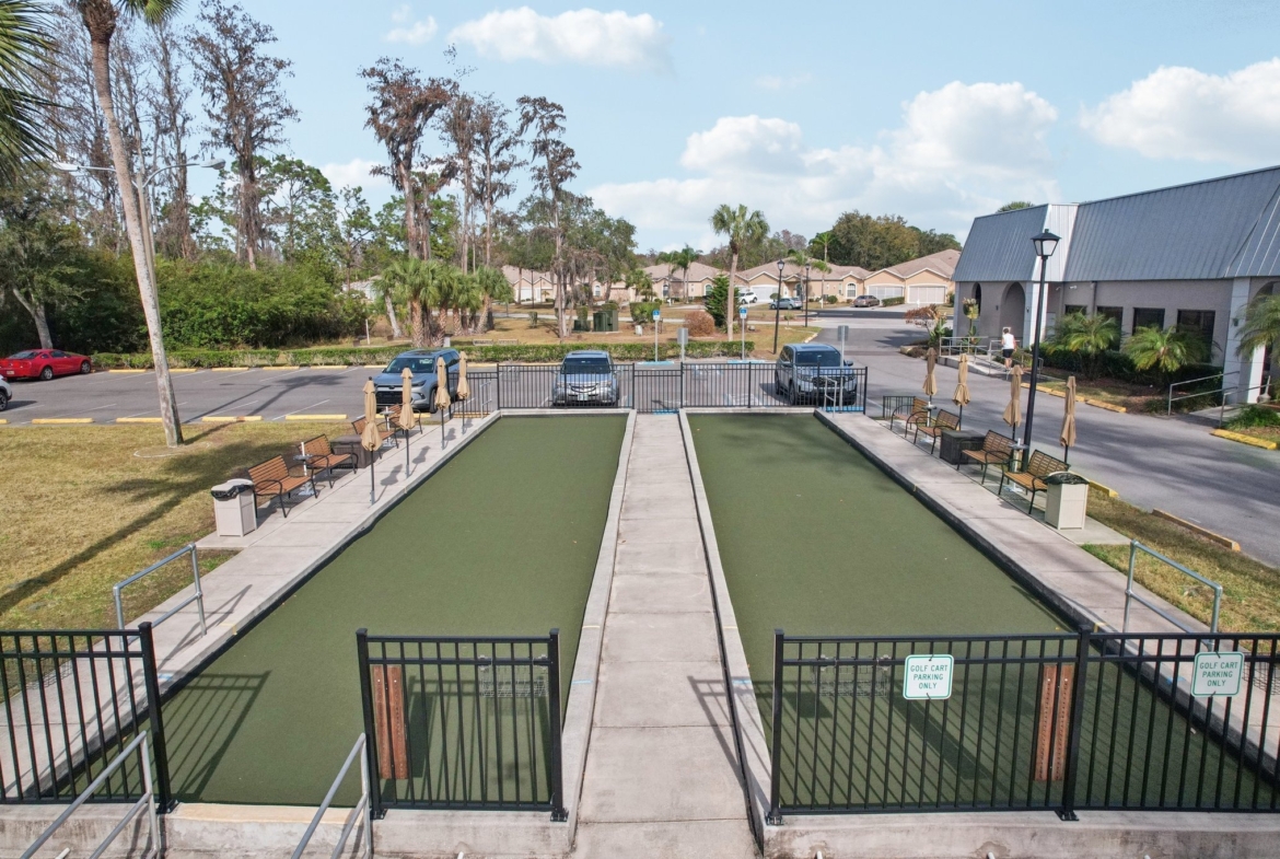 Shuffleboard courts at Summertree in New Port Richey, FL 34654