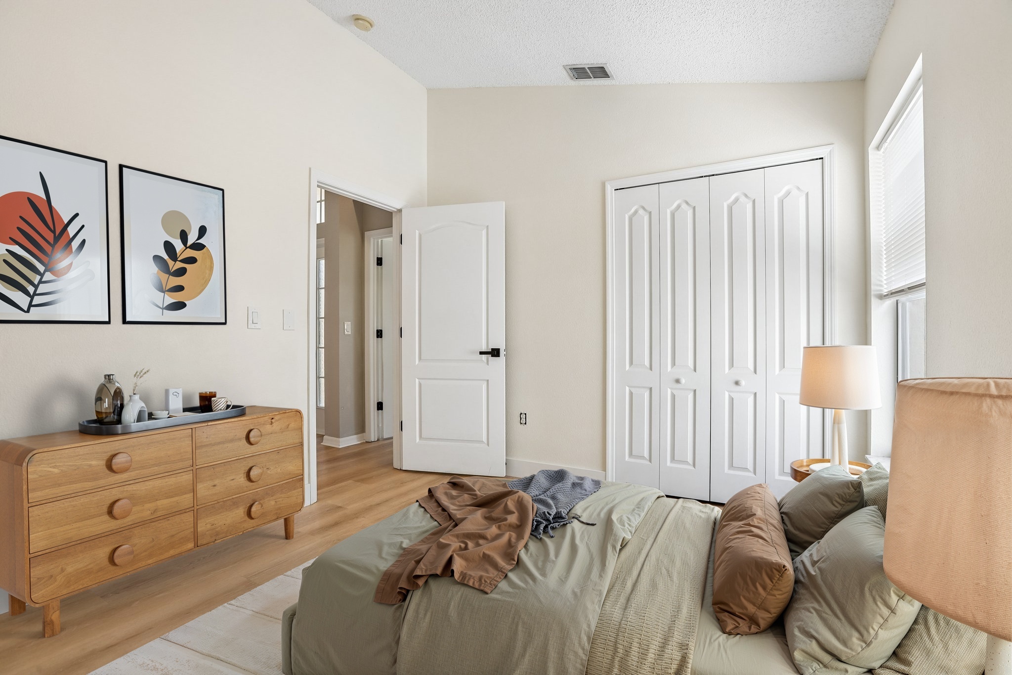 Virtually staged second bedroom at 2638 Big Pine Dr, a 3 bedroom home for sale in Holiday FL 34691
