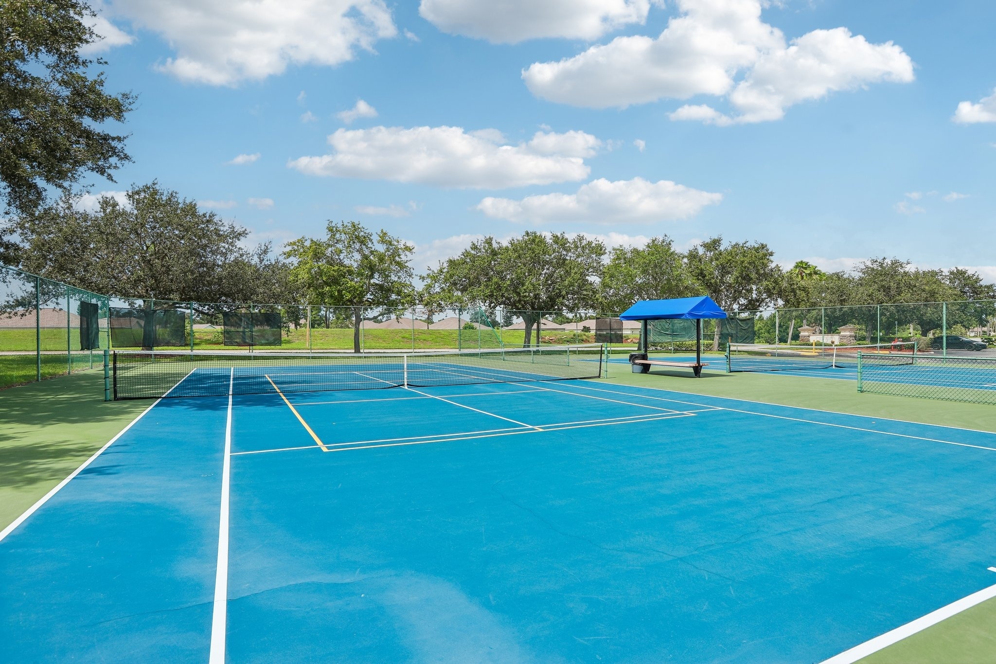 Tennis and pickleball courts at the Key Vista community in Holiday FL 34691