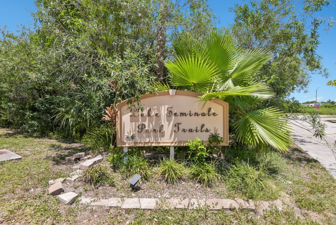 Lake Seminole Park, a 258-acre wildlife habitat a 5-minute walk from 8335 Cheyenne Dr, Seminole FL